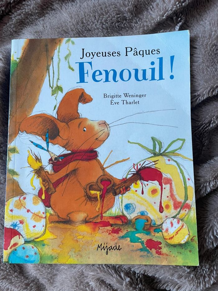 Livre enfant joyeuses Pâques Fenouil