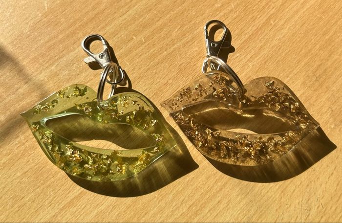Porte-clefs en résine