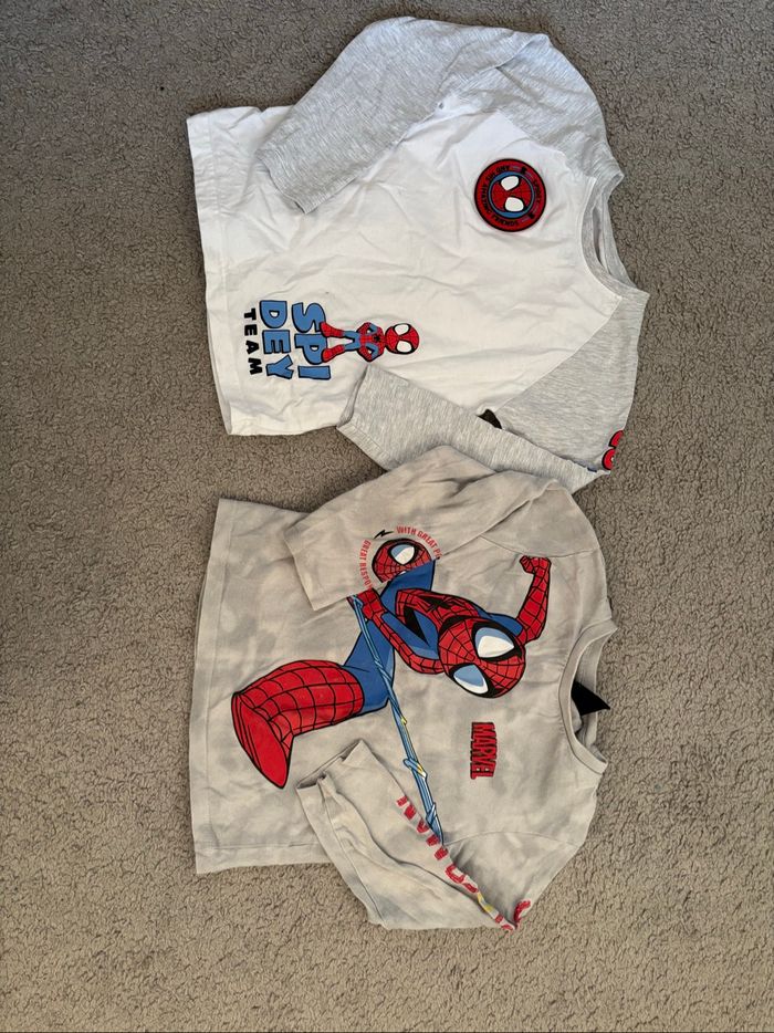 2 t-shirt souder man 5 ans