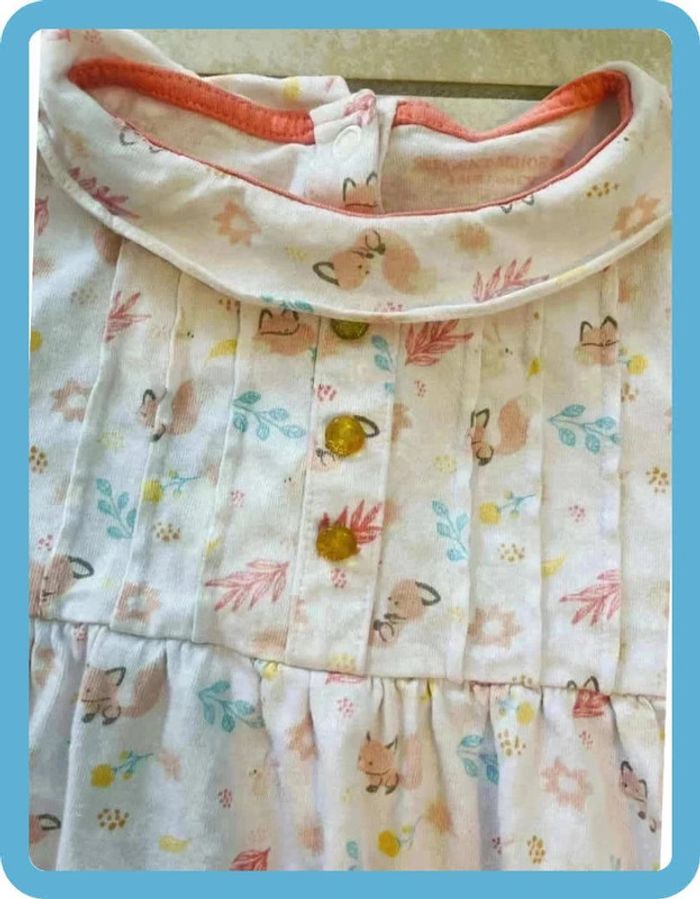 Belle chemise de nuit et son legging en coton 4 ans sergent major - photo numéro 4