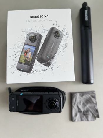 Insta360 X4 - 8K 360° Action Cam - Top condition