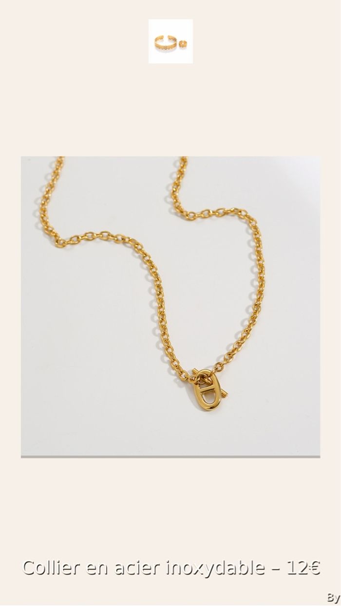Collier acier inoxydable