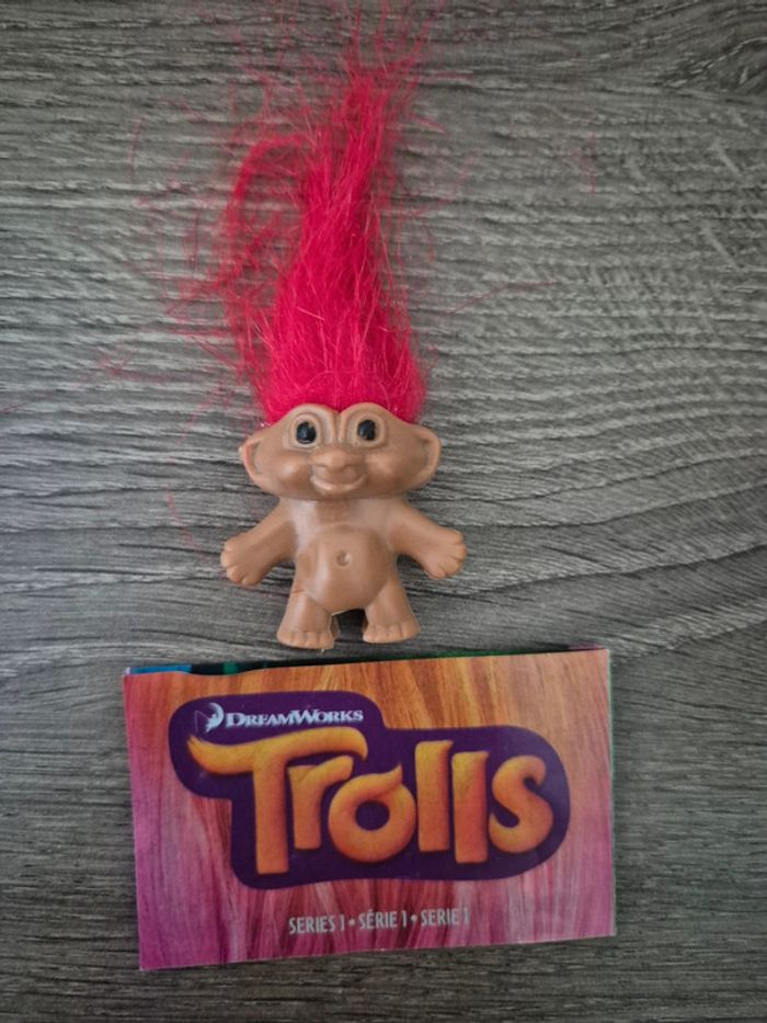 Trolls - 4 figurines cheveux dressés - photo numéro 6