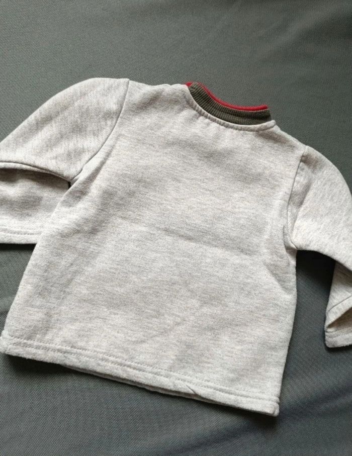 Sweat gris molletonné - photo numéro 6