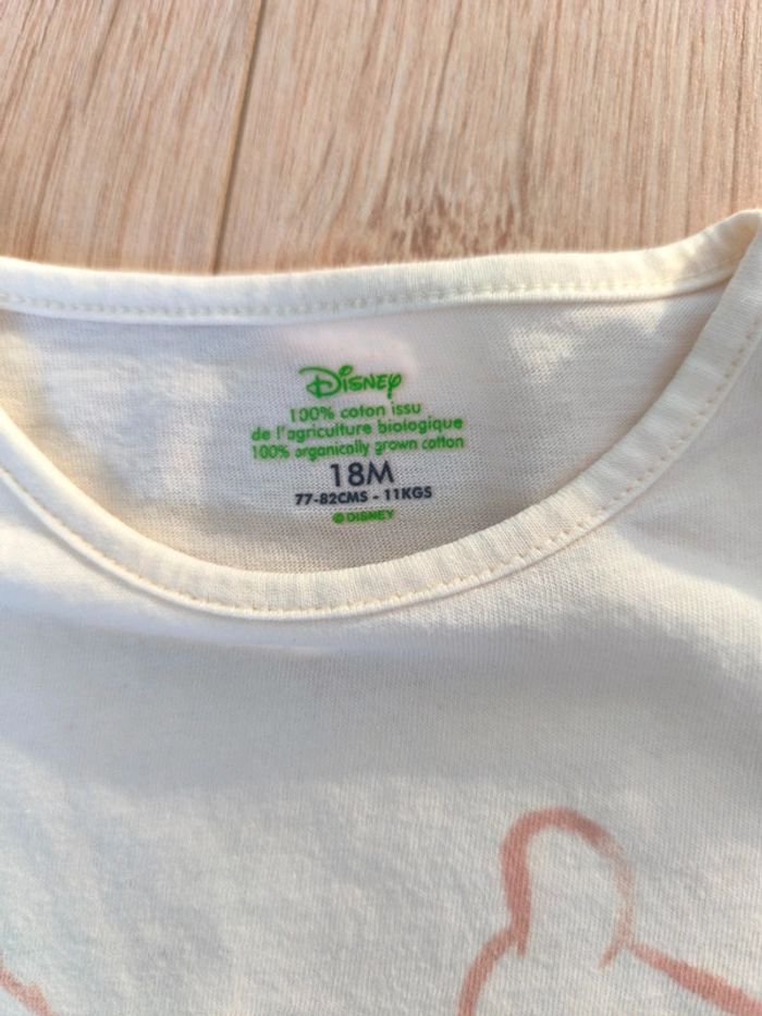 T-shirt manches longues écru Kiabi Disney Minnie - 18 mois - 77/82 cm - photo numéro 3