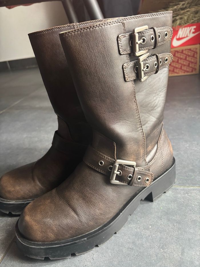 Bottes motards Zara - photo numéro 3