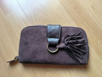 Portefeuille Mickey marron