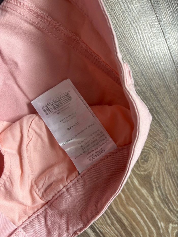 Pantalon Only - rose pale - taille 38/M - en très bon état - photo numéro 5
