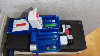 Power Rangers in Space Mega Voyager Bandai blue bleu figure Micro Playset rare