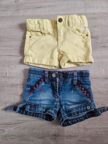 Lot de 2 shorts