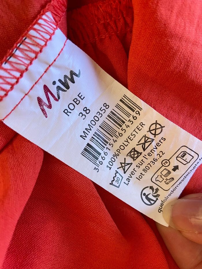 Robe patineuse corail taille M neuve - photo numéro 7