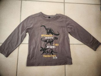 T-shirt dinosaure taille 4 ans