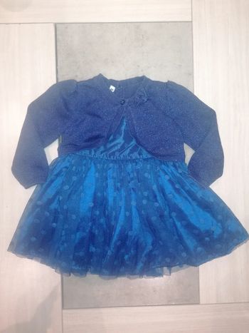 Robe bleue marine / 18 mois
