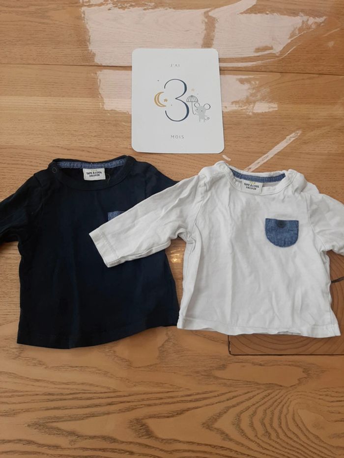 Lot de 2 Tee-shirts manches longues