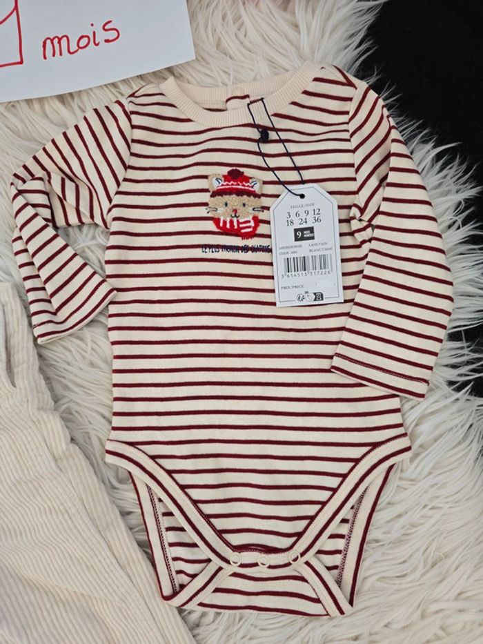 Salopette + bodies + chaussettes - photo numéro 2