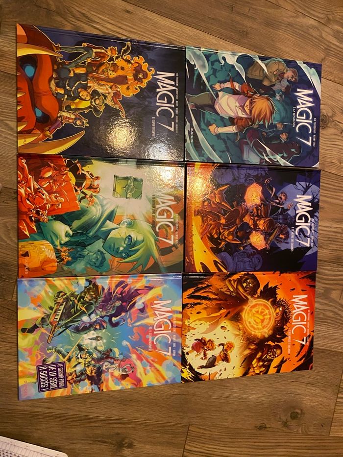 Lot 6 bd Magic 7 tomes 5 a 10