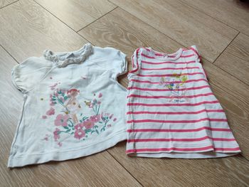 Lot de 2 tee shirt petit bateau 18 mois