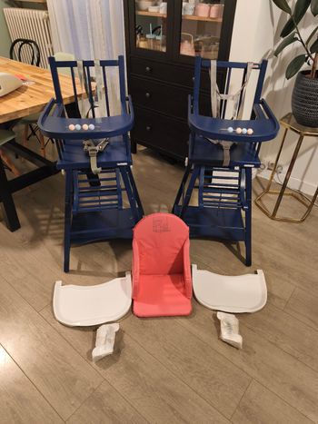 Chaises hautes Combelles transformables Marcel