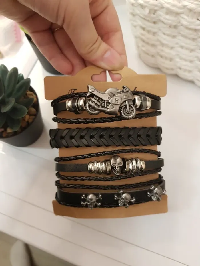 Lot Bracelets en cuir - photo numéro 2