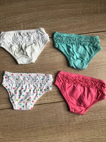 Lot 4 culottes 3 mois Vertbaudet