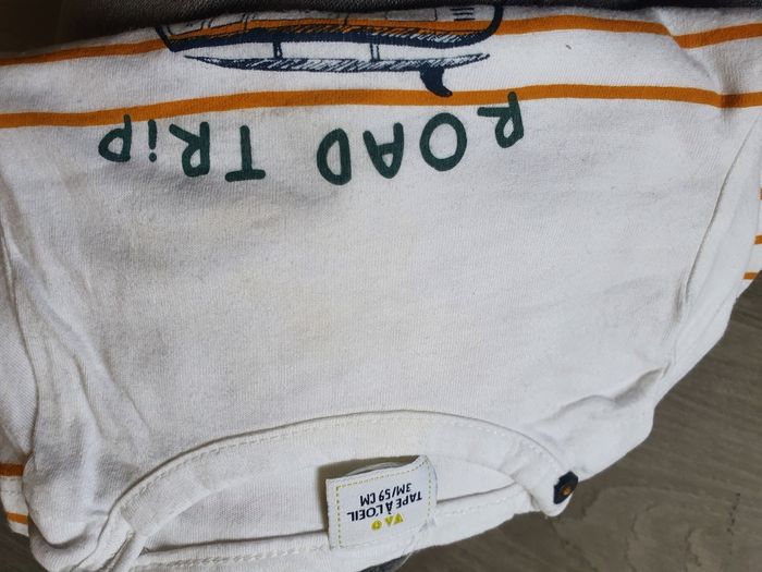 Maillot t-shirt 3mois garçon - photo numéro 3