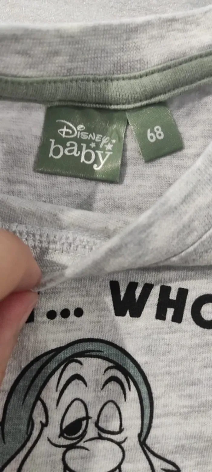 Pyjama deux pièces kaki/gris bébé garçon 6 mois Disney Baby - photo numéro 5