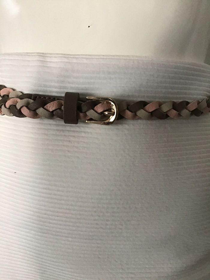 Fine ceinture tressée - photo numéro 2