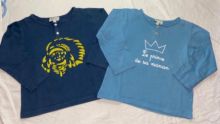lot 2 tshirts Bobine