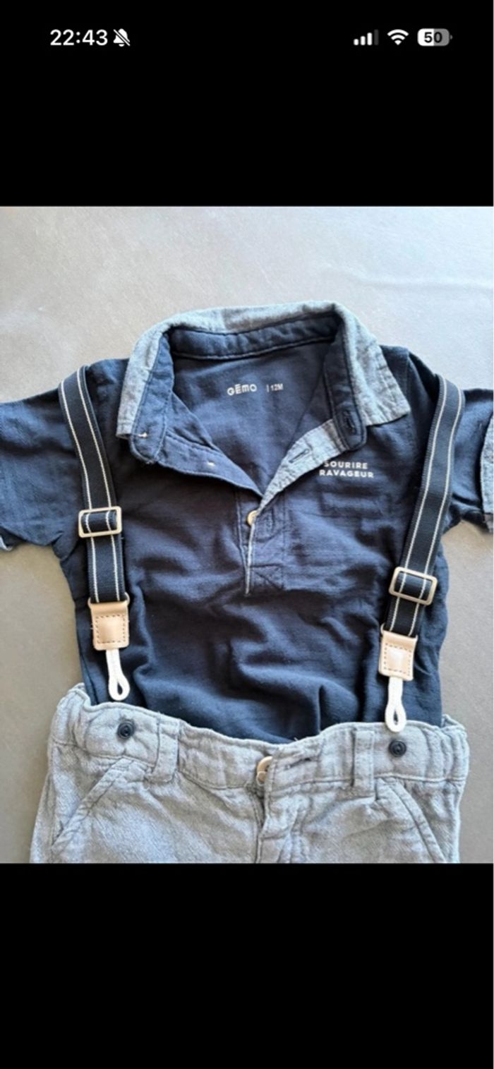 Ensemble polo salopette - photo numéro 6