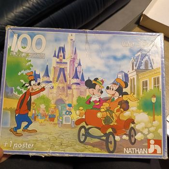 Puzzle Disney 100 pièces Mickey, Minie, Dingo