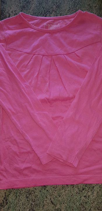 Tee-shirt manches longues rose