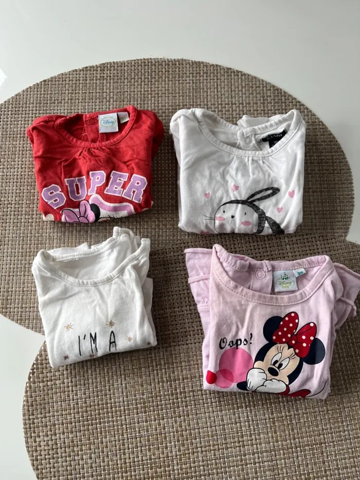 4 tee shirt manches longues 3 mois