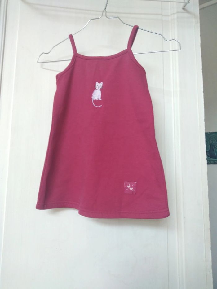 Superbe ensemble robe et gilet motif chat - photo numéro 8