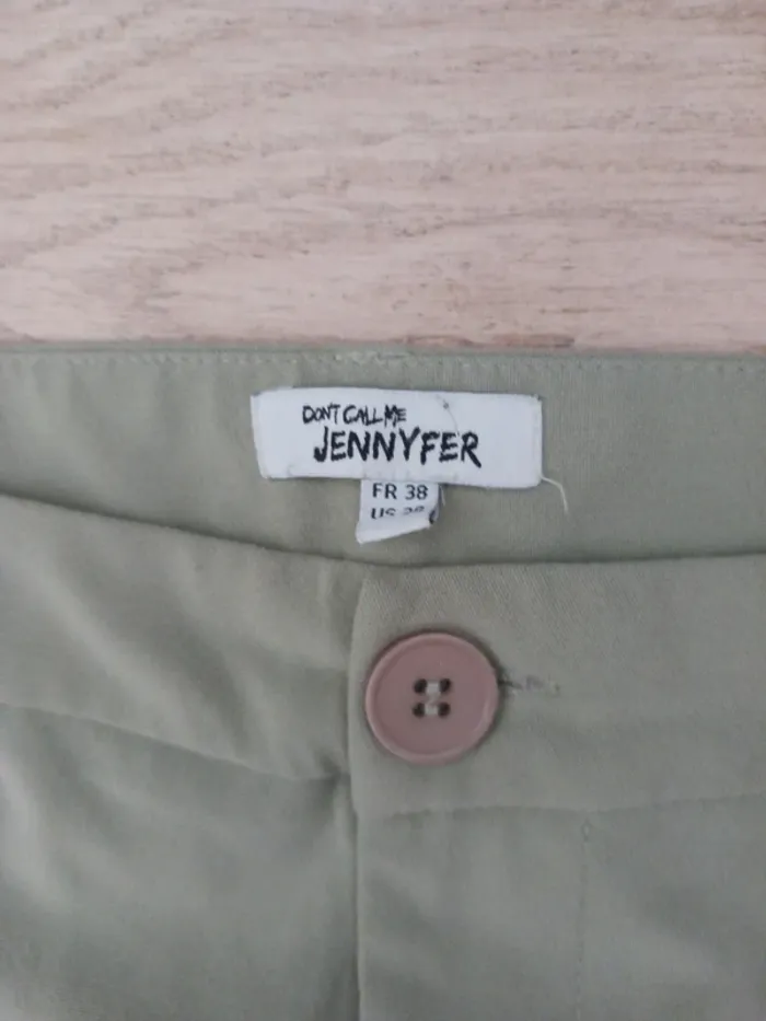 Pantalon femme vert Taille 38 Jennyfer - photo numéro 3
