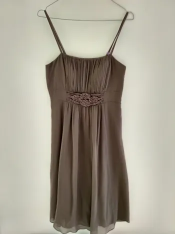 Robe taupe 1,2,3 taille 38