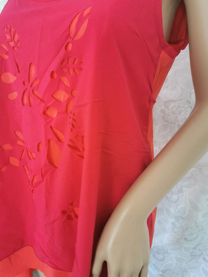 🌺Robe rose-orange. Taille 38. La Mode Est À Vous - photo numéro 5