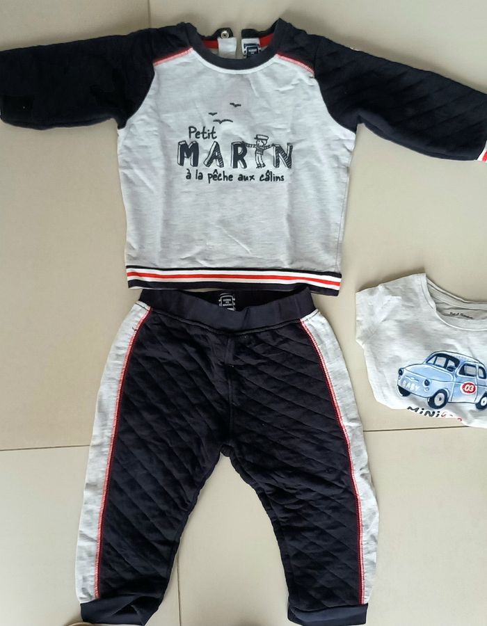 Ensemble jogging + tee-shirt garçon 18 mois