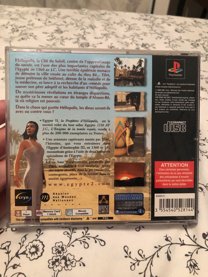 Jeu Égypte II playstation 1 - photo numéro 5