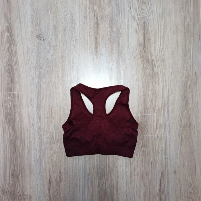 Brassière gymshark femme s Bordeaux - photo numéro 3