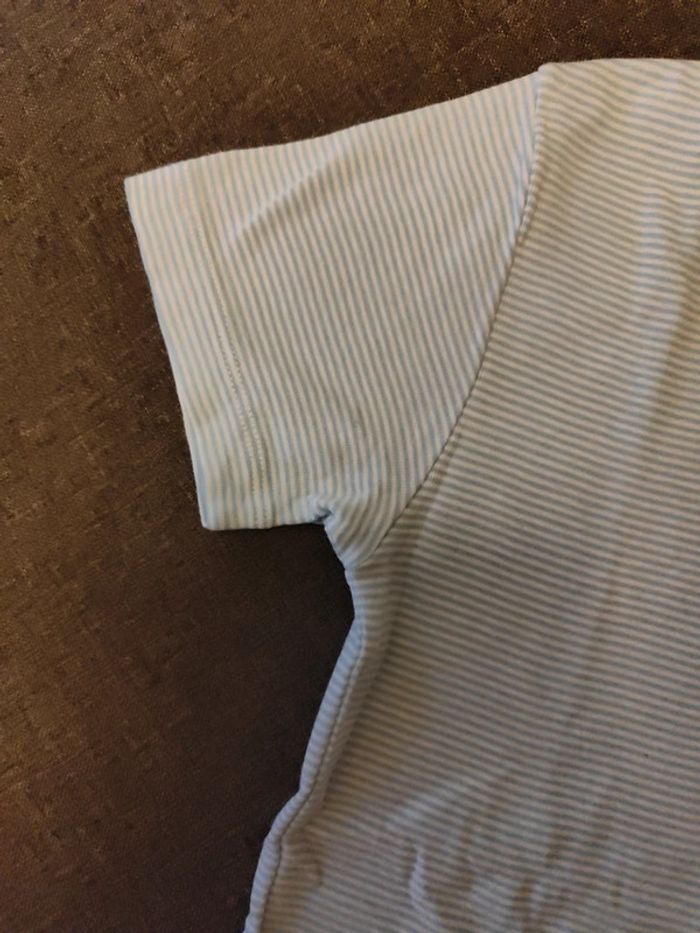 Maillot de corps petit bateau bleu et blanc 12 ans - photo numéro 3