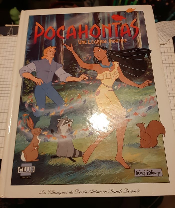 Livre disney pocahontas