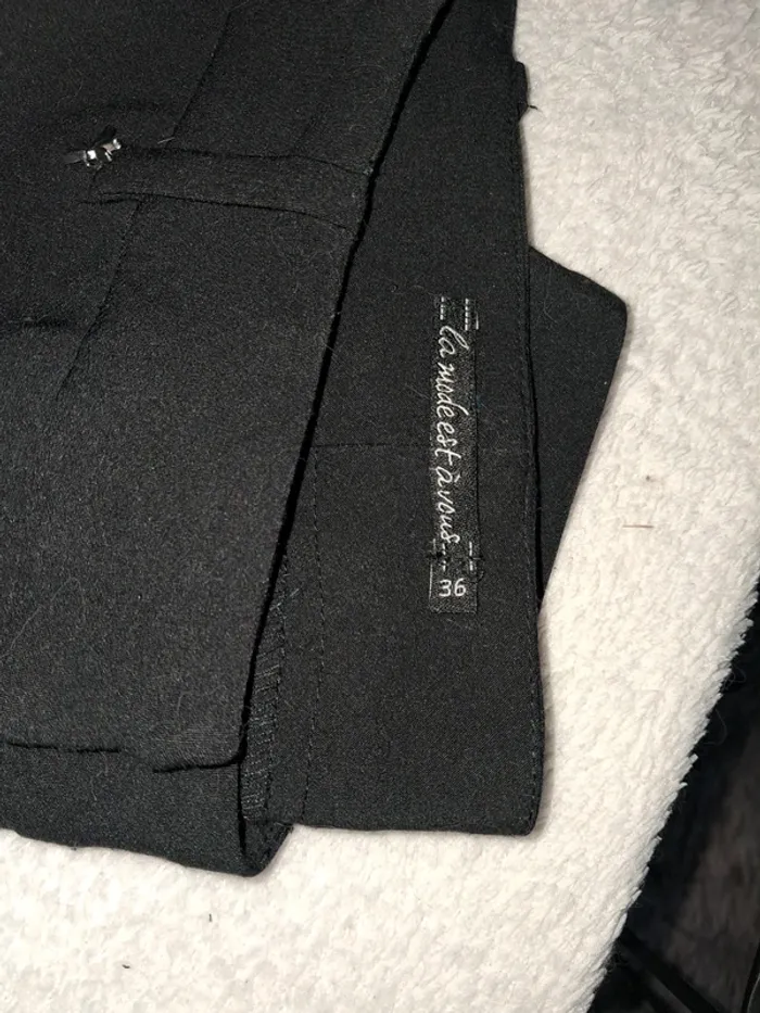 Pantalon noir habillé - photo numéro 8