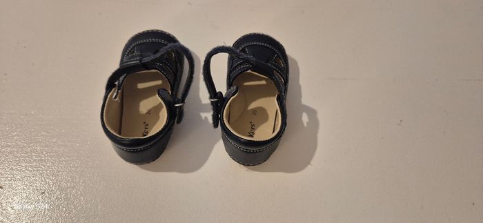 Sandales fermées kickers bleu marine - photo numéro 6