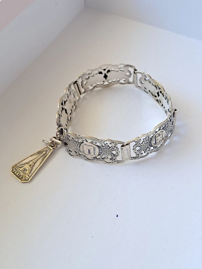Bracelet vintage souvenir de Paris - photo numéro 2