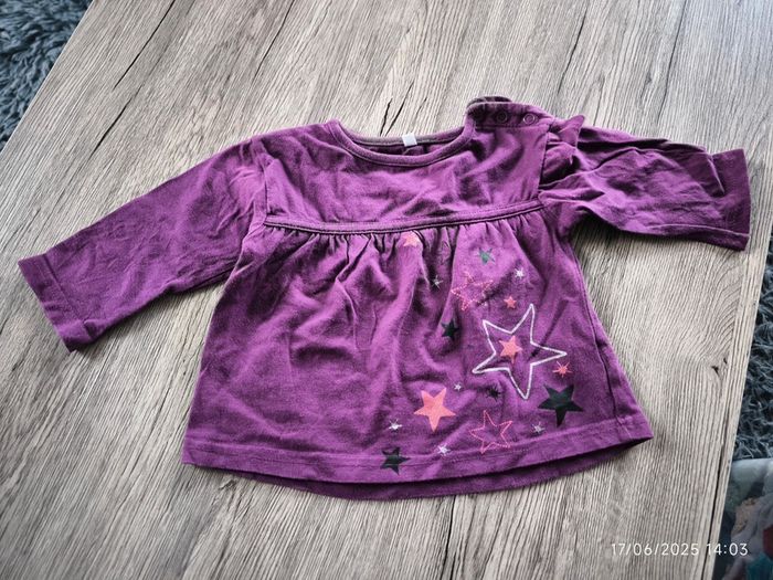 t-shirt ML 6 mois fille