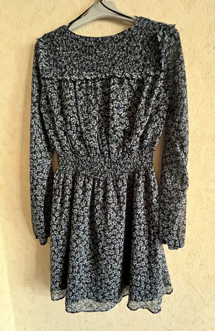 Robe fleurie manches longues (XS-34) Zara - photo numéro 2