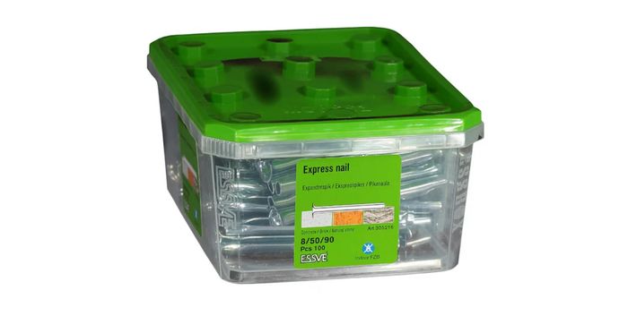 Boite de 100 Clou d’expansion Essve 8/50/90 Bright galvanisé - photo numéro 4