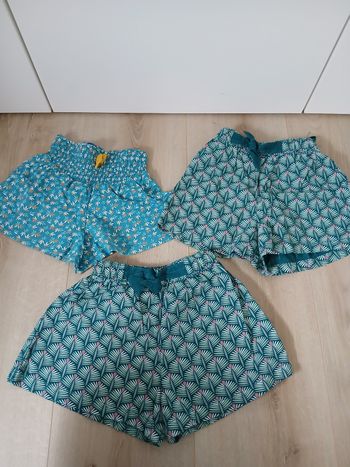 Lot 3 shorts fille 8 ans Okaïdi 