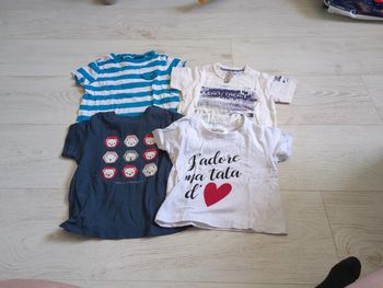 Lot T-shirts 18 mois