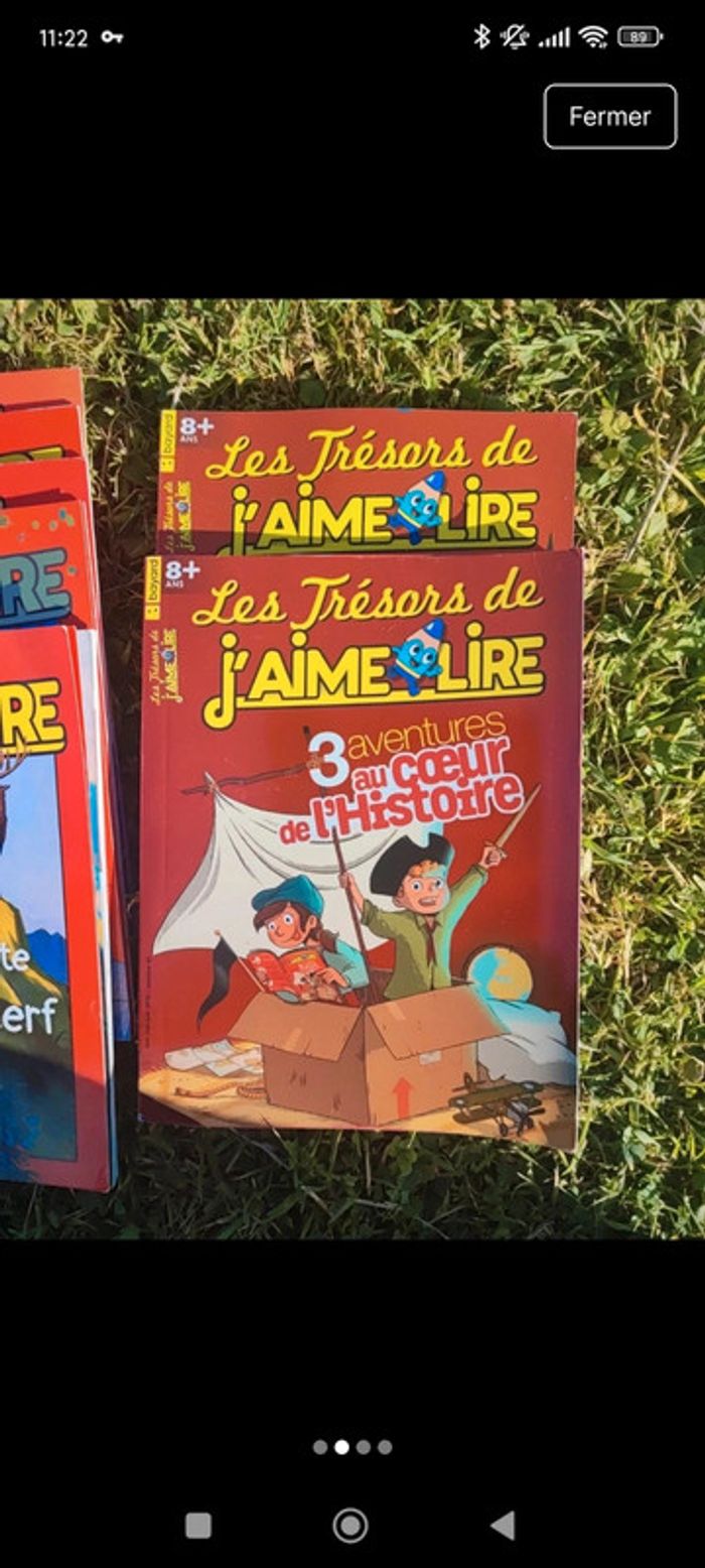 Lot livres j'aime lire - photo numéro 2